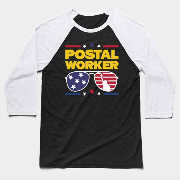 United States Postal Worker Baseball T-Shirt by Teewyld